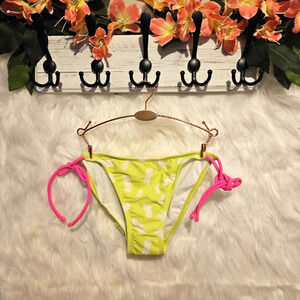 G21 Pineapple Print String Bikini Bottoms